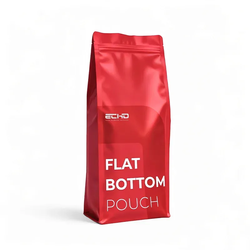 Flat bottom pouch packed on the MR10-202R