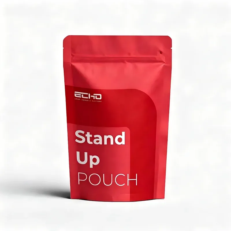 Stand-up pouch packed on the MR10-202R